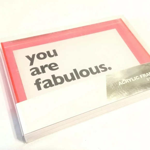 INC International Concepts Other - INC Bright Pink Stand Alone Desktop Picture Frame